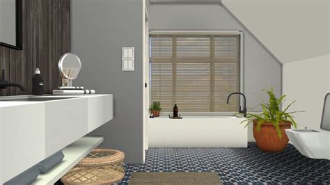 Sims 4 Cc Sanoysims Ms91 Orama Bathroom This Was A