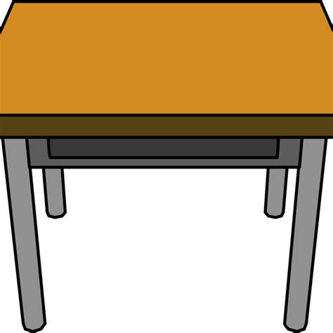 Furniture Clipart Classroom Desk Pencil And In Color Table Clipart