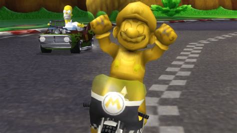 Gold Mario In Mario Kart Wii Youtube