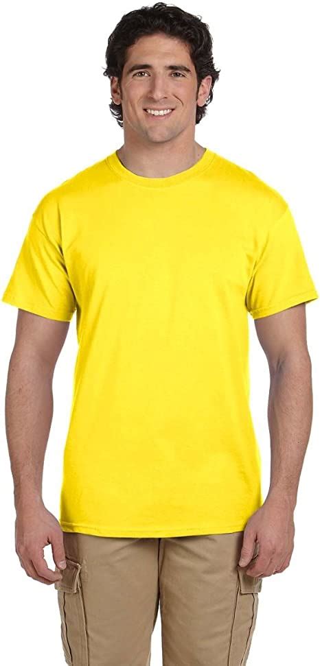 Fruit Of The Loom 5 Oz 100 Heavy Cotton Hd T Shirt Yellow 3xl