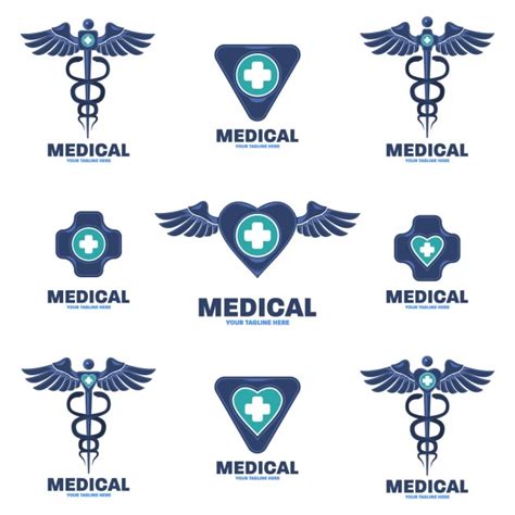 Medical Logos Collection Vector Free Download