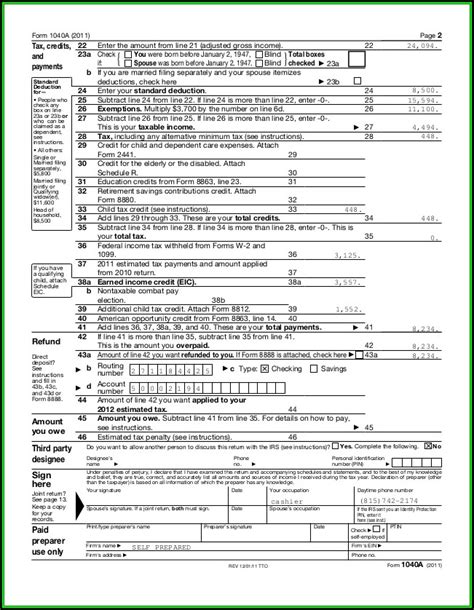 1040a Tax Forms 2015 Form Resume Examples Djvaorw9jk