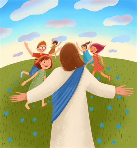 Jesus Hugging Man Illustrations Royalty Free Vector Graphics And Clip