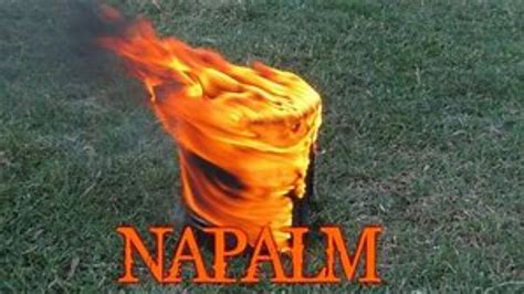 How To Make Napalm Using Household Items Youtube