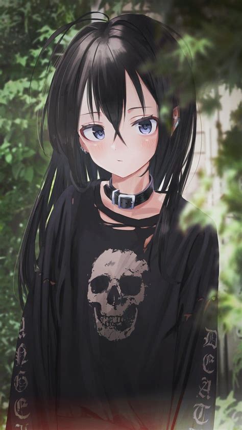 Gothic Anime Girl Emo Anime Girl Dark Anime Girl Cartoon Profile
