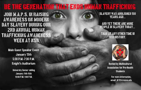 Human Trafficking Awareness Week Be The Generation That Ends Modern
