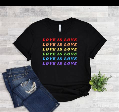 Love Is Love Shirt Love Is Love Shirt Womenlove Is Love Etsy