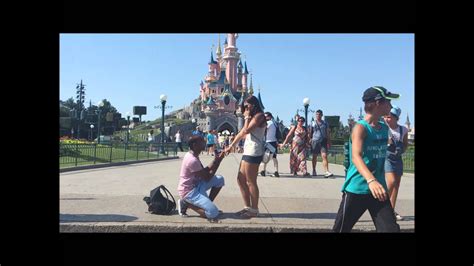 Proposal At Disneyland Paris Youtube