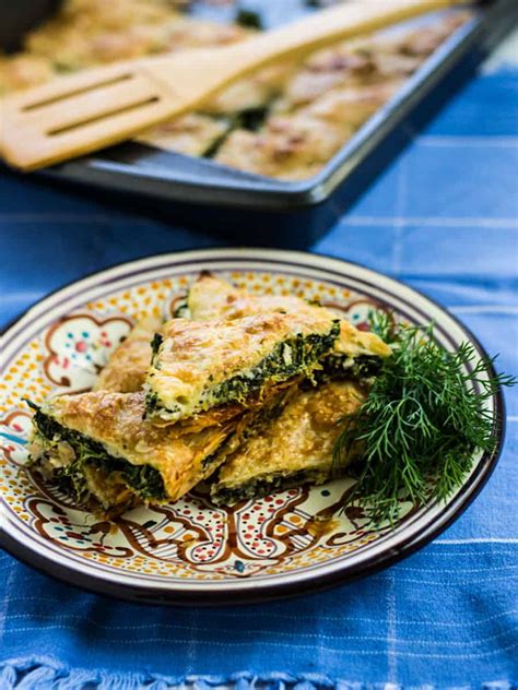 Turkish Borek Savory Spinach And Feta Pie