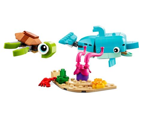Lego Set 31128 1 Dolphin And Turtle 2022 Creator Creator 3 In 1