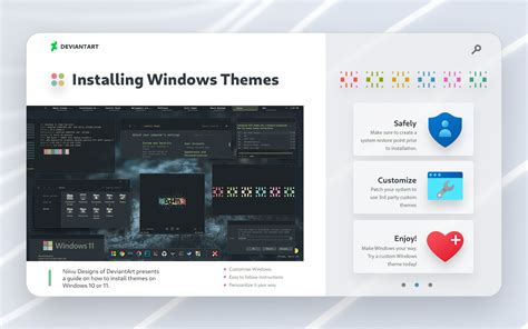 How To Install Windows 10 Or 11 Themes By Niivu On Deviantart