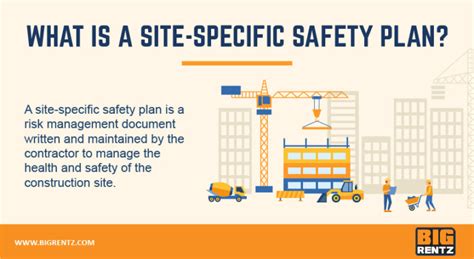 How To Create A Construction Site Specific Safety Plan Infographic