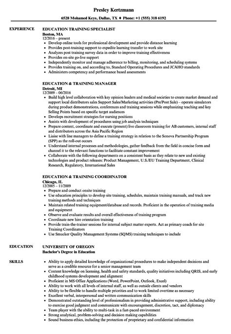 Browse thousands of no experience resumes examples to see what it takes to stand out. Resume Examples For Training Specialist - Training ...