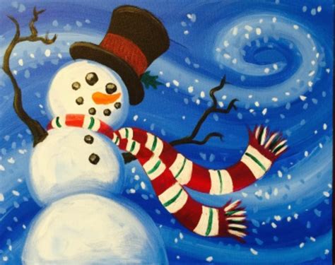 I Am Going To Paint Snowy Breeze At Pinots Palette Tustin To