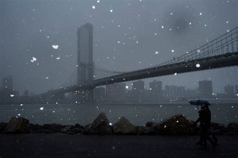 New York Weather Snow Storm Moves Out But Worries Over Freezing