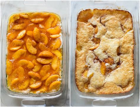 Here is an easy and quick peach cobbler with canned peaches recipe. PEACH COBBLER Recipe