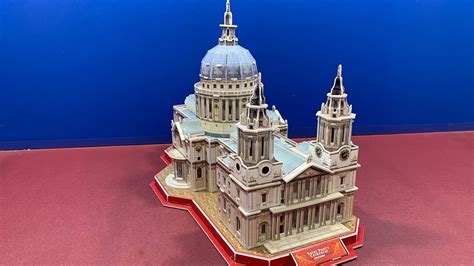 Diy Craft Instruction 3d Puzzle Cubicfun Saint Pauls Cathedral Youtube