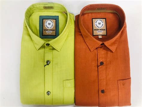West Vogue Full Sleeves Mens Cotton Casual Shirt At Rs 395 In Bengaluru