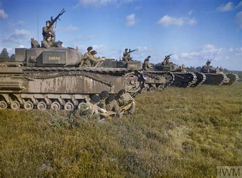 Churchill Tanks On Manoeuvres In Britain October 1942 Imperial War