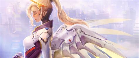 2560x1080 Mercy Overwatch Artwork 5k 2560x1080 Resolution Hd 4k