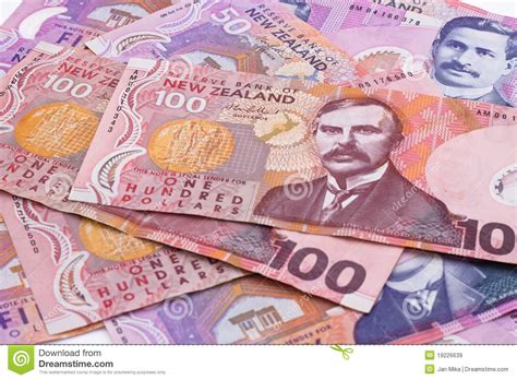 The new zealand dollar is the official currency and legal tender of new zealand, the cook islands, niue, the ross dependency, tokelau, and a british territory, the pitcairn islands. New Zealand Dollars stock image. Image of notes, currency ...