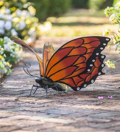 This Metal Monarch Butterfly Is Handcrafted From Reclaimed Metal And