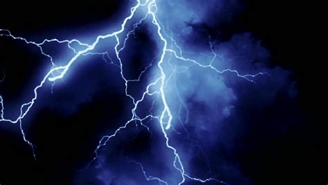 Blue Lightning Strikes Stock Footage Video 3879959 Shutterstock