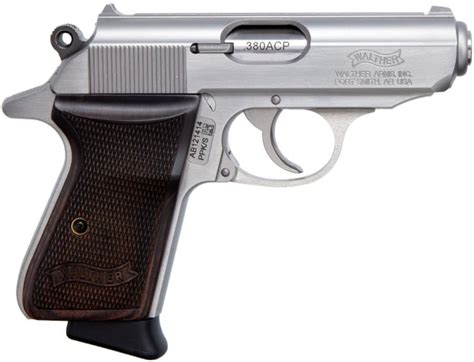 Walther Arms Ppks Semi Automatic 380 Acp 7rd Pistol Stainless Steel