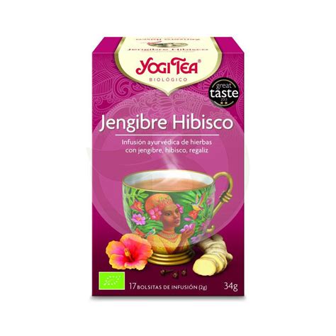 Yogi Tea Hibisco Y Jengibre Yogi Tea Bioherbolario