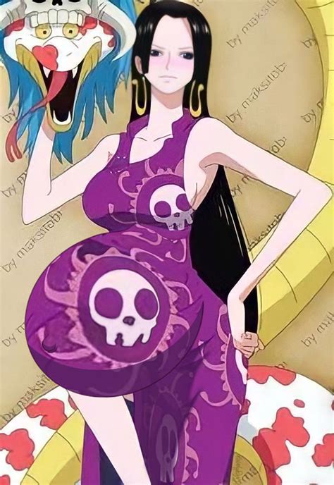 Boa Hancock Showing Off Her Big Pregnancy Multiple By Cneythanex On Deviantart