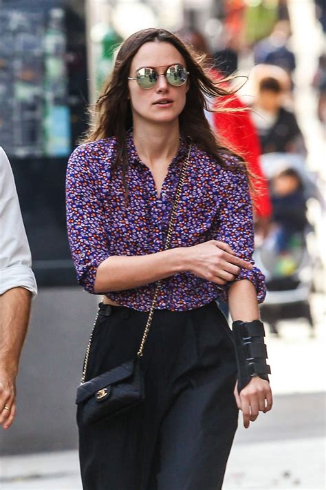 Keira knightley is a 35 year old british actress. Keira Knightley Street Style - Out in New York City ...