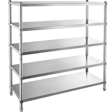 Kitchen Shelves Shelf Rack Stainless Steel Shelving And Organizer Units
