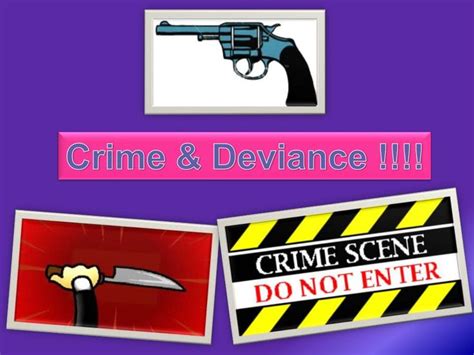 Crime And Deviance Complete Revision Crime Revision Sociology