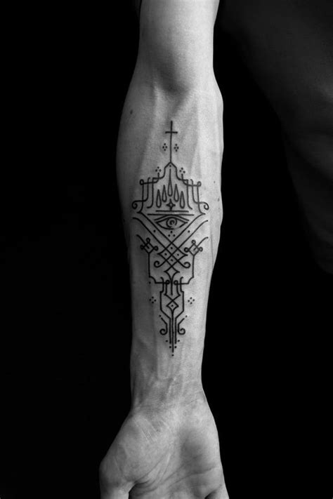 Tribal taurus tattoo for men on leg. 101 Impressive Forearm Tattoos for Men