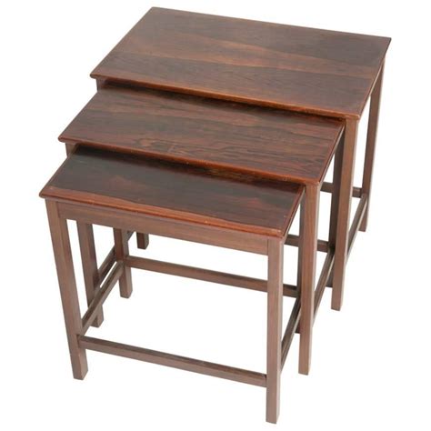 Danish Rosewood Nesting Tables | Nesting tables, Table, Unique tables