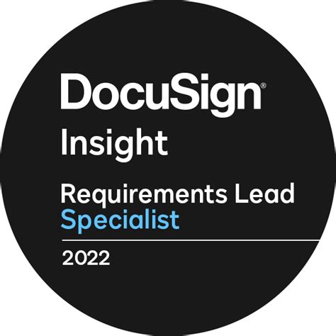 Docusign Insight Requirements Lead