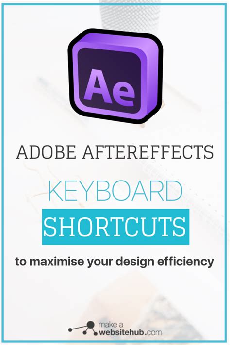 Learn The Most Advanced Adobe Aftereffects Keyboard Shortcuts For