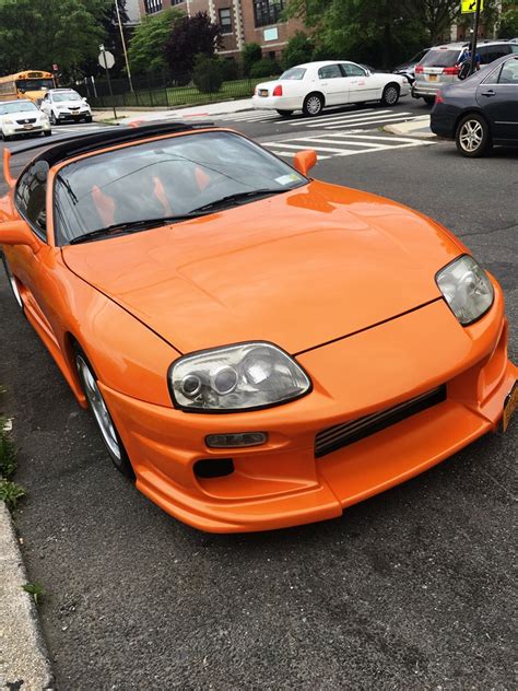 Picture Car Services Ltd Toyota Supra Turbo Orange 1996 Coupe Period