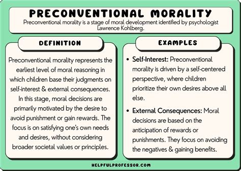 10 preconventional morality examples kohlberg s theory 2024