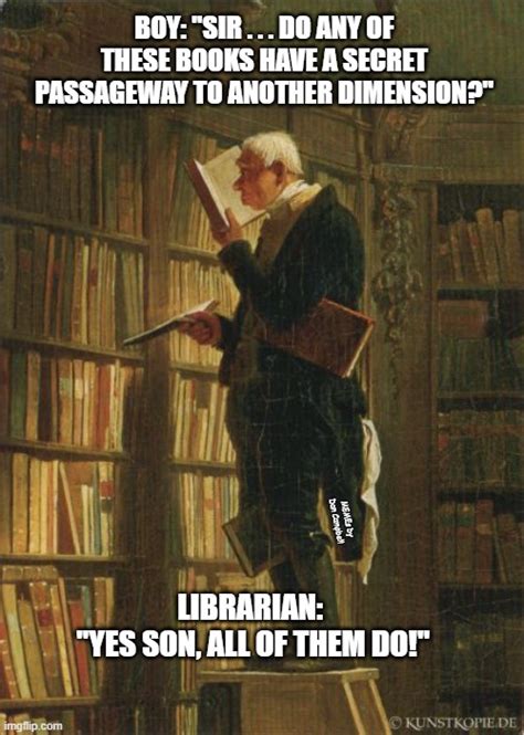 Man In Library Imgflip