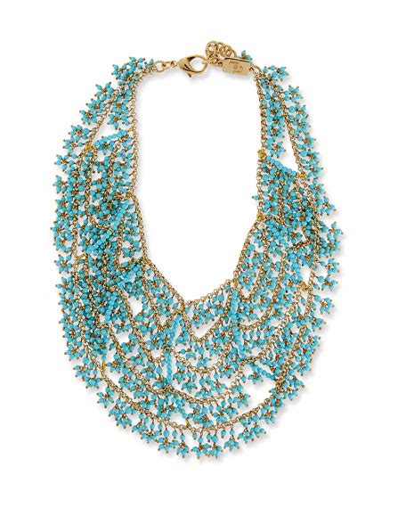 Rosantica Turquoise Bib Necklace Neiman Marcus