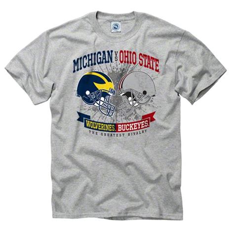 Michigan Wolverines Vs Ohio State Buckeyes Warfare Rivalry T Shirt
