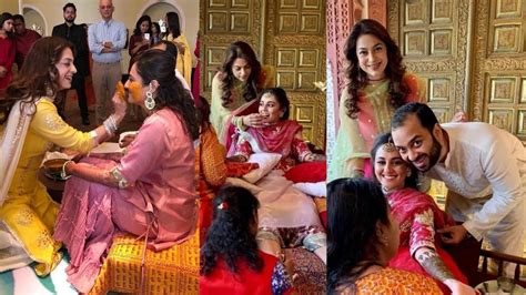 It was in 1995, when juhi chawla and jay mehta took the wedding vows in a secret marriage, five years after jay's first wife passed away. Juhi Chawla looking so happy in her daughter's HALDI ...