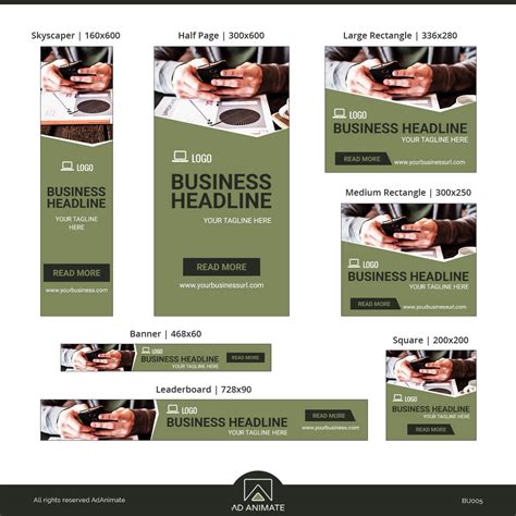 Business Banner Template Multi Use Ad Template For Website Html5 Ad