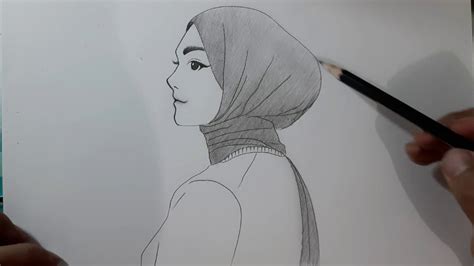 Bertudung Cara Melukis Orang Perempuan Kartun Cara Mudah Menggambar