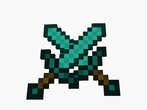 Diamond Sword Png Transparent Minecraft Diamond Sword Video Games