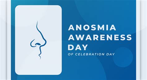 anosmia awareness day celebration vector design illustration for background poster banner