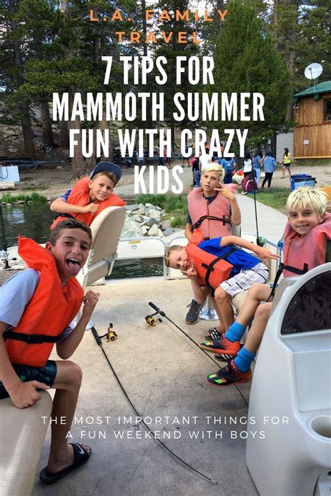 7 Fun Activities For Summer In Mammoth With Kids Mammoth Lakes
