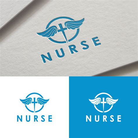Illussion Nurse Logo Design