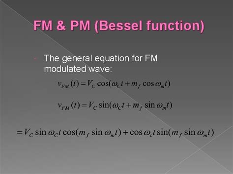 Angle Modulation Am Part 1 Principles Of Frequency